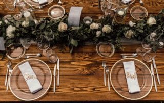 table setting hochzeit